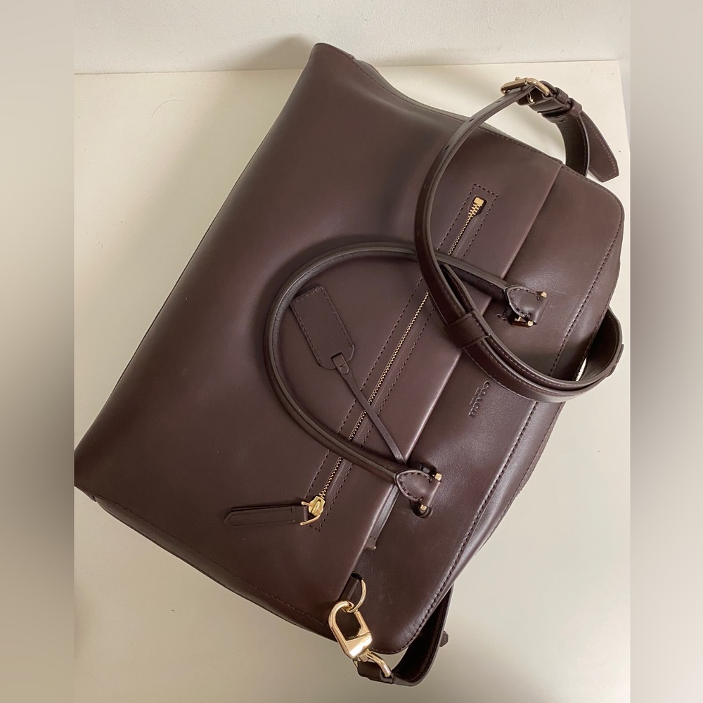 Coach mens leather brief case - Picture 4 of 7